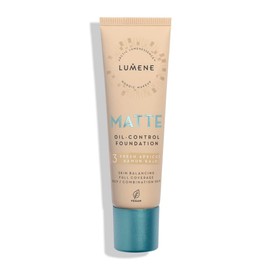 Lumene Oily and Other Skin Types Oil Free Full Coverage Foundation with Arctic Cloudberry 30ml