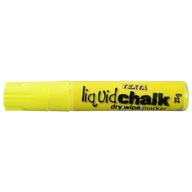 Texta Liquid Chalk Marker Dry Wipe Yellow