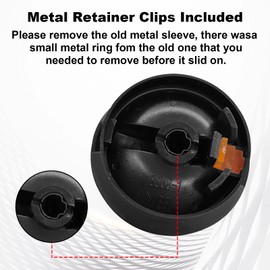 Rotation Button for Air Conditioning Vent Control Heater Temperature HVAC Fan Control Knob Compatible with 2005-2011 Toyota Tacoma Replace OE 55900-04020 55900-04030 758695 655-51820A