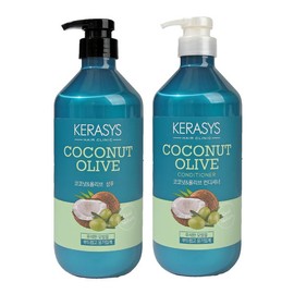 Kerasis 케라시스 올리브 코코넛 800mL 샴푸 1개+ 컨디셔너 1개 Kerassie Olive Coconut 800mL Shampoo 1ea + Conditioner 1ea
