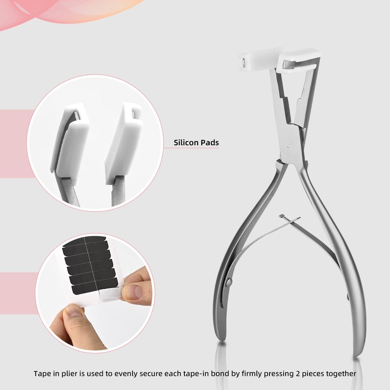 NEWISHTOOL Kit De Herramientas Para Extensiones De Cabello Con Cinta