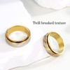 Fidget Spinner Ring for Women - 18K Gold Plated Stainless