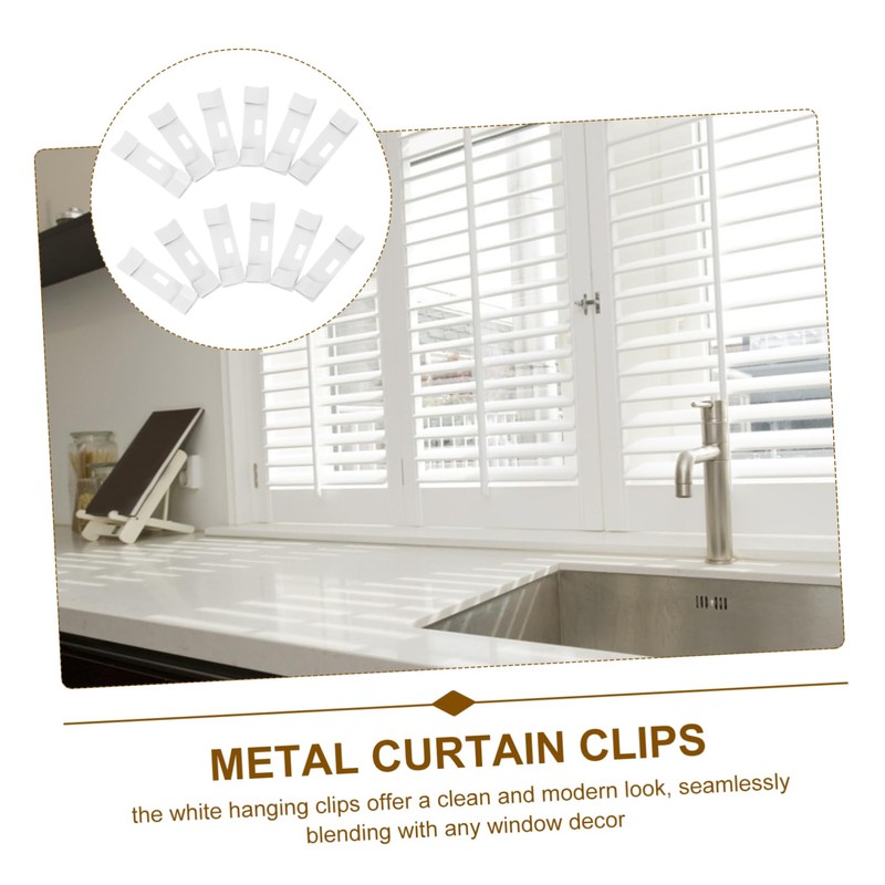 Operitacx Window Blinds Accessories Blind Valance Replacement Clips Easy to