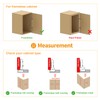 Chibery 10 Pack Frameless Half Overlay Soft Close Concealed Hinges,