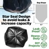 ToughBag 95-96 Gallon Trash Bags Heavy Duty, Black Garbage Bags