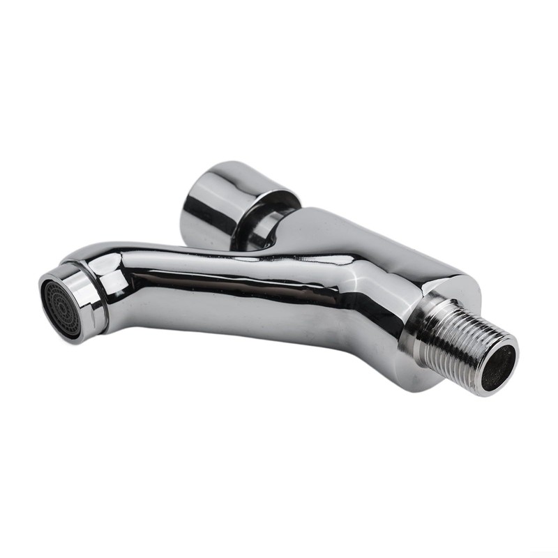 Bathroom Self-Closing Faucet Sink Push Wall Tap Delay Single Lever