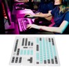 Mechanical Keyboard Keycap Universal 126 Keys English Cherry Height PBT