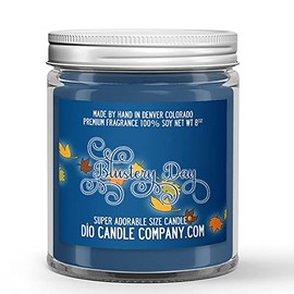 Blustery Day Candle (8oz) Fall Leaves and Petrichor Scented Soy