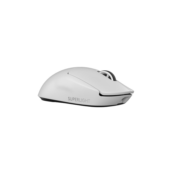 Logicool G-PPD-004WL-WH Wireless Gaming Mouse, LIGHTFORCE Hybrid Switch, Lightest in Our History, 2.1 oz (60 g), LIGHTSPEED HERO2 Sensor, PowerPLAY Wireless Charging, White, Wireless, Authentic Product