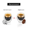 i Cafilas Espresso Coffee Capsules, Compatible with Bialetti Capsules, Refillable,