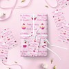LeZakaa Cupcake Birthday Wrapping Paper Roll for Daughter, Pink Cupcake,