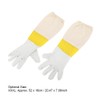 Pair of Beekeeping Protective Gloves with Long Mesh Sleeve Unisex