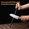 Efficient 12 Inch Honing Steel Sharpening Rod Knife Sharpener Steel