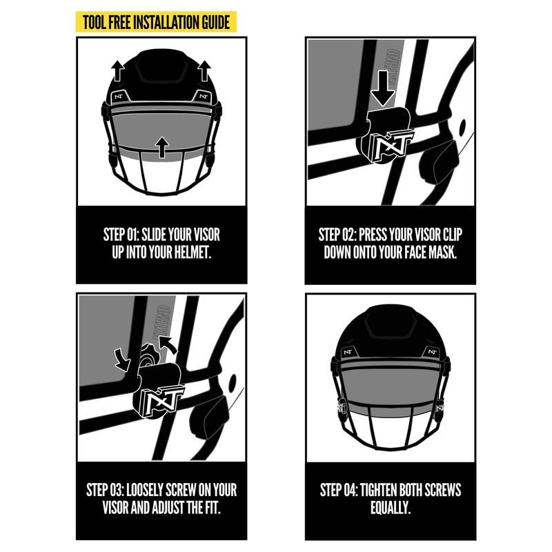 Nxtrnd VZR3 Visera para Fútbol Americano