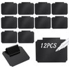 Label Holder Clip Pack of 12 Basket Labels Clips Black