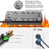 Nuetsa Surge Protection Power Strip 8 Widely Outlet Extender and