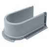 Under Sink Basin U Shaped Pipe Covers, Cutout Plastic Cover