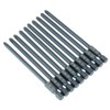 10pcs S2 Steel Cross Head PH2 Screwdriver Bits Set 1/4inch
