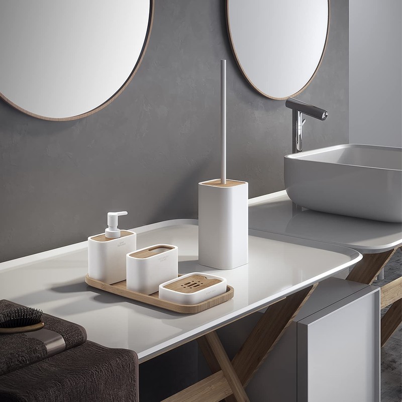 Gedy Melbourne Portaspazzolini da Bagno, Misure e Peso: 8,5X12,8X5,6 CM