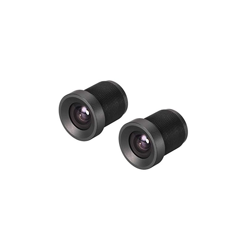 sourcing map 2 Pcs CCTV Camera Lens 3.6mm Focal Length