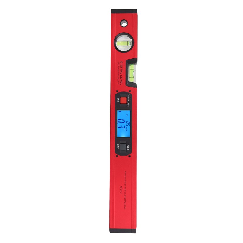 400mm Digital Level Ruler Electronic LCD Display Aluminium Alloy Magnetic