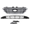 KUAFU Front Upper & Lower Grille & Bumper Bracket Compatible