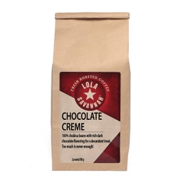 Lola Savannah Chocolate Creme Whole Bean Coffee - Roasted Rich Velvety Chocolate Creating A Decadent Treat | Caffeinated | 2lb Bag