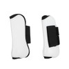 4PCS White PU Shell Horse Front Back Leg Guard Boot
