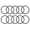 sourcing map Metric Nitrile Rubber O-Rings Seal 90 mm AD