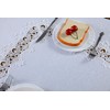 Inmerget Elegant White Lace Small Coffee Table Tablecloth for Wedding