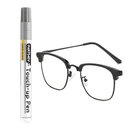 PARTS4EV Black Glasses Scratch Repair & Colour Refresher Pen – Exclusive for Metal Frames – Scratch Remover, Glasses Care Repair Kit