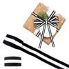 Black and White Grosgrain Ribbon Exquisite Black and White Striped