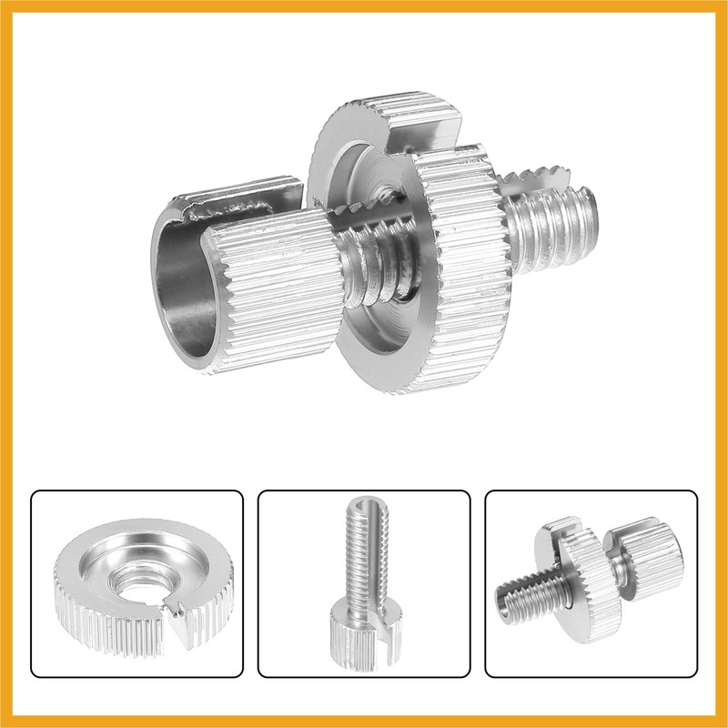 Partuto 6 Pcs M8 Brake Clutch Cable Line Adjuster Screw