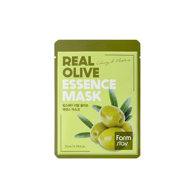 Farmstay Real Olive Essence Mask Pack (10 sheets) / 팜스테이