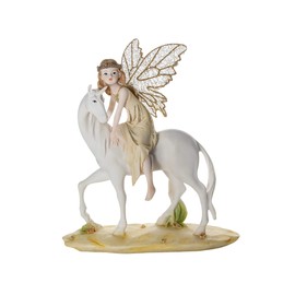 Mousehouse Gifts - Enchanting Fairy Ornament with Golden Wings, Nursery Decoration for Baby Girls and Boys