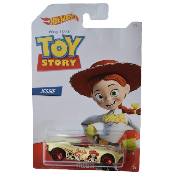 Hot Wheels Toy Story Jessie Velocita 3/6, Yellow