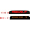does not apply MAZDA 3 Third Brakelight Overlay Decal For
