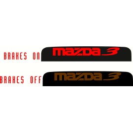 does not apply MAZDA 3 Third Brakelight Overlay Decal For 2007-2009 Mazda 3 Hatchback Only