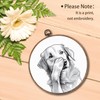 Tzhim Funny Golden Retriever Bathroom Round Wall Art, Golden Retriever
