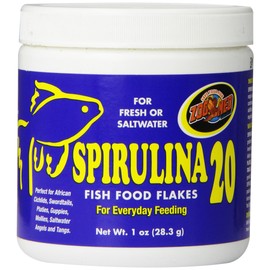 Zoo Med Laboratories AZMAFS1 Aquatrol Spirulina 20 Flake, 1-Ounce