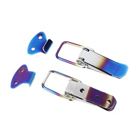 aqxreight - Hood hooks, universal hood lock clip, quick locking clamp hook, metal for car