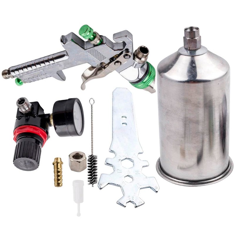 maXpeedingros 2.5mm HVLP Spray Gun Paint Sprayer Auto Paint Spray