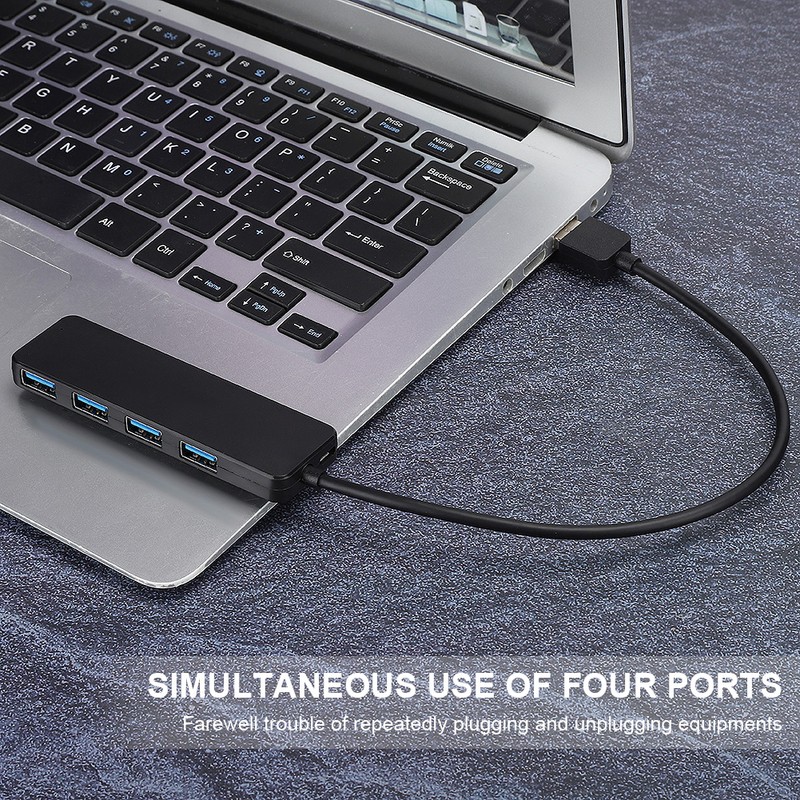 4-in-1 USB 3.0 4-Port HUB Docking Station USB Splitter Lightweight