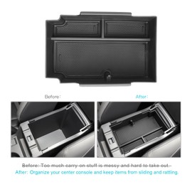 CDEFG for 2024 2025 Crosstrek Center Console Organizer Tray for 2024 2025 Subaru Crosstrek Impreza Middle Console Organizer Armrest Tray Storage Box Trays 2024 Impreza Crosstrek Accessory