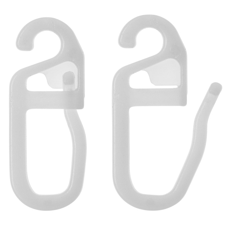 Curtain hooks for rings, 120 pieces, with Ø 4 mm