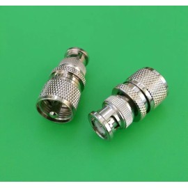 DLS (1 PC) UHF Male to BNC Male Connector - USA Seller