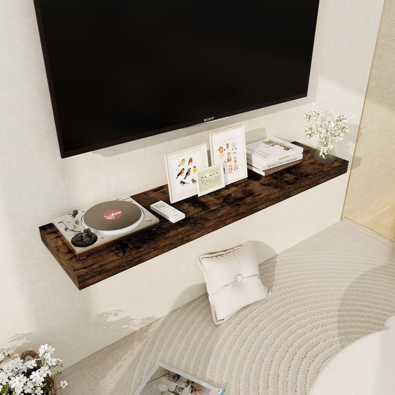 Floating Shelves 48 Inch Long, 12 Inch Deep Floating Shelves