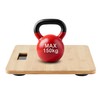 Alex Nash Bamboo Digital Bathroom Scales – Eco-Friendly Wooden Weighing
