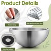 Honeydak 2 Pack 35 oz Dip Chiller Bowl Stainless Steel