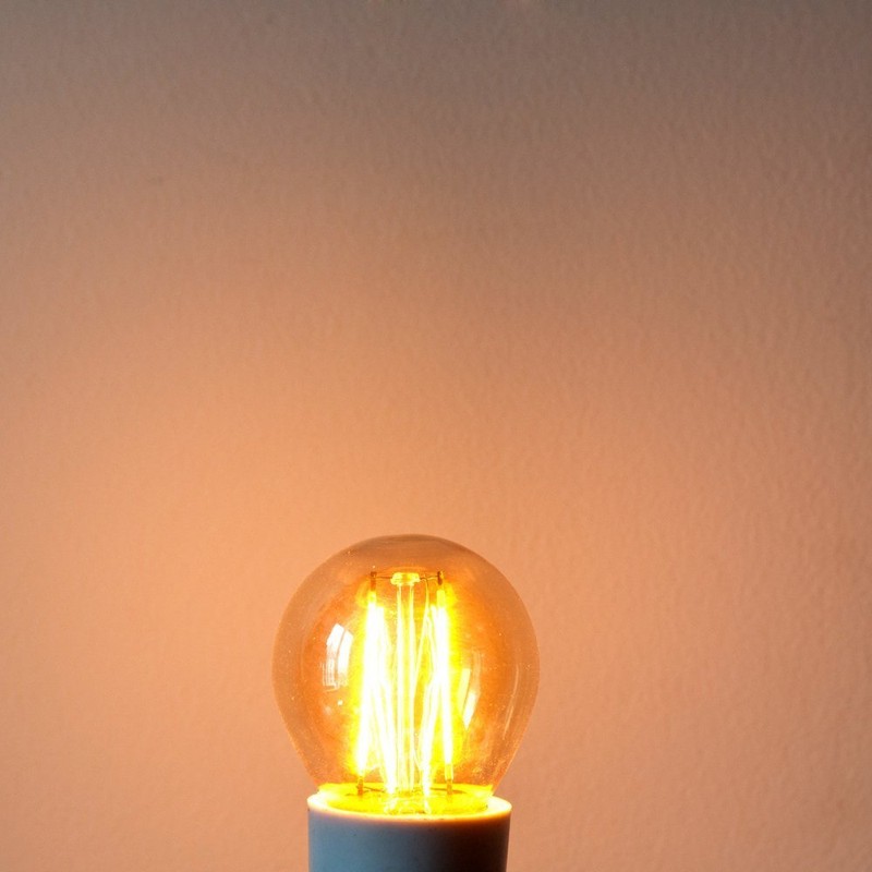 HERO-LED G16-DSGT-2W-WW22 Dimmable Gold Tint G16 E26/E27 2W Edison Style